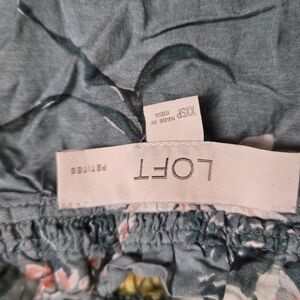 LOFT Floral Print Skirt